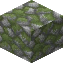 Mossy cobblestone as Compliance 32x draws it, 32 pixels across, by Compliance Team