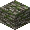 Mossy cobblestone as Conquest draws it, 32 pixels across, by Monsterfish