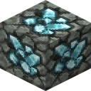 Diamond ore as Dokucraft draws it, 32 pixels across