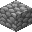 Cobblestone as Faithful 64x draws it, 64 pixels across, by Faithful Team