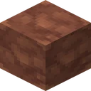 Dirt as JoliCraft draws it, 16 pixels across, by Jolicoeur