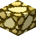 Glowstone as JoliCraft draws it, 16 pixels across, by Jolicoeur