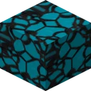 Diamond ore as Luna HD draws it, 64 pixels across, by Luna Pixels