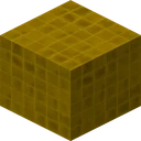 Gold block as Luna HD draws it, 64 pixels across, by Luna Pixels