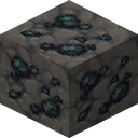 Coal ore as Mythic draws it, 32 pixels across, by FishyMint