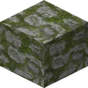 Mossy cobblestone as Patrix draws it, 32 pixels across