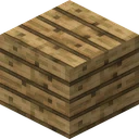Oak planks as Realistico draws it, 256 pixels across, by Matteo Rizzo
