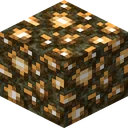 Glowstone as Realistico draws it, 256 pixels across, by Matteo Rizzo