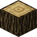 Oak log as Realistico draws it, 256 pixels across, by Matteo Rizzo