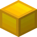 Gold block as Rodrigo's Pack draws it, 8 pixels across