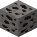 Coal ore as SapixCraft draws it, 32 pixels across