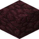Netherrack as Tightfault Revamp draws it, 16 pixels across, by karmette